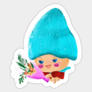 Acun The brave Mushroom by jilooo Sticker